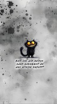 Soll ich dir helfen oder bekommst du das alleine kaputt? - Kunstleder Portmoneepanel